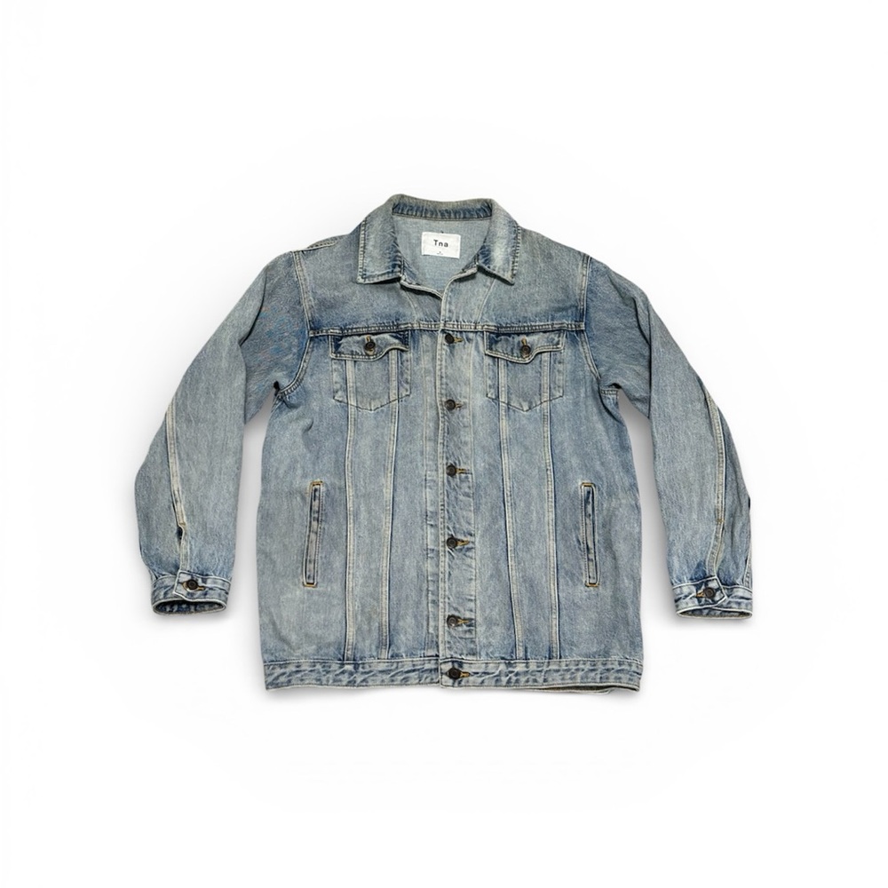 Aritzia TNA Blue Denim Jean Jacket
